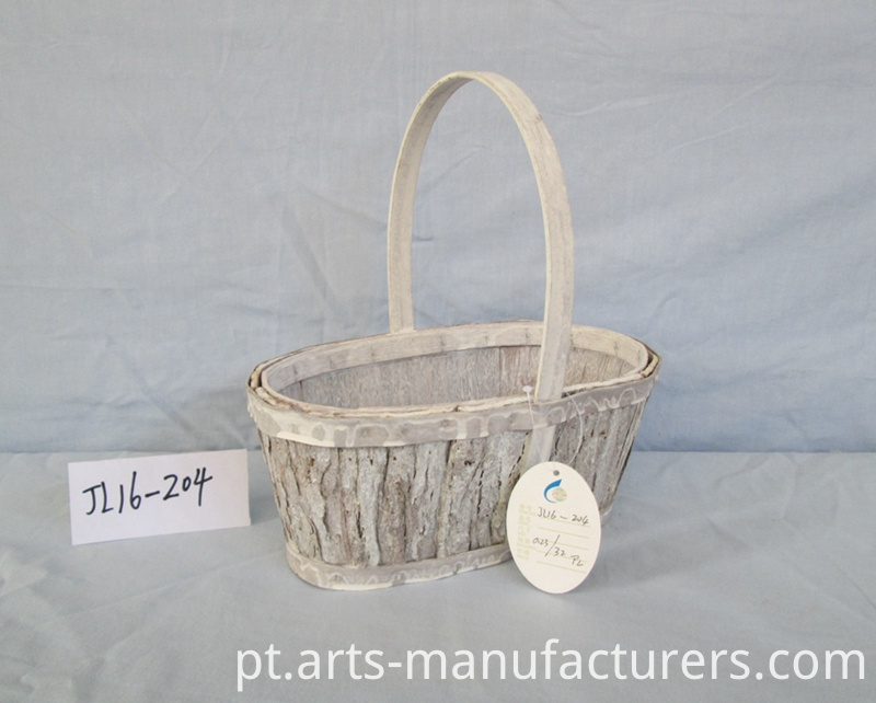 lavagem oval cesta branca oval wash white basket